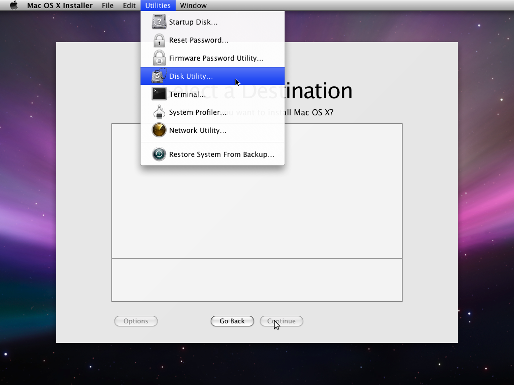 Formatting new hdd for osx 