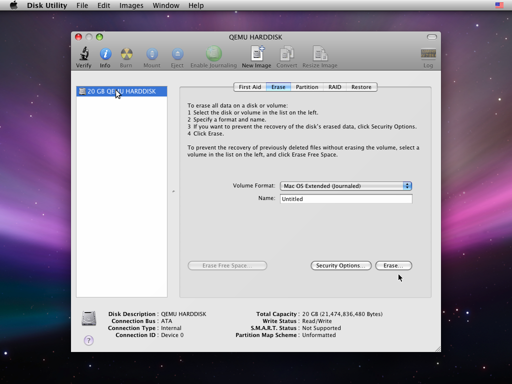 Formatting in OSX