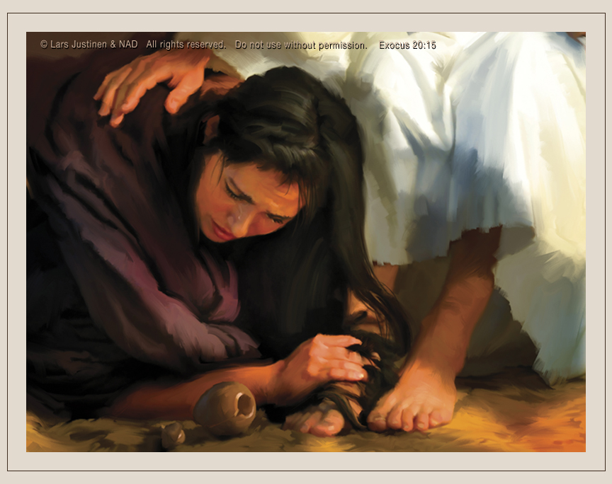 Mary Washing Jesus’ Feet