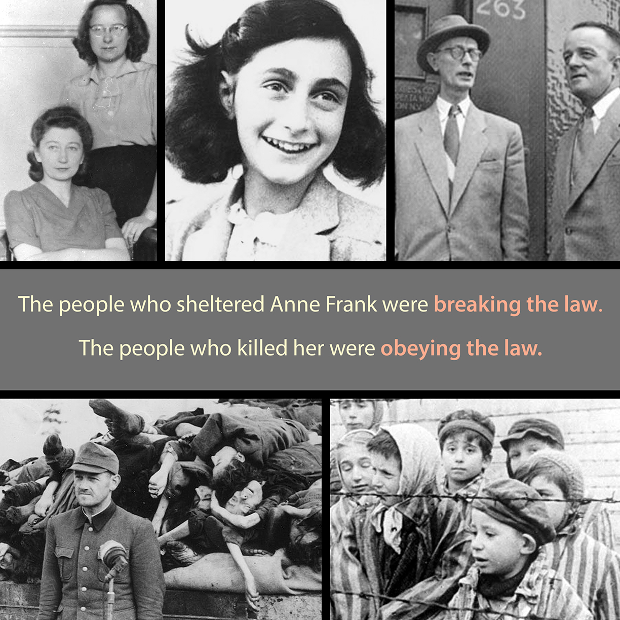 Anne Frank and Man’s Laws
