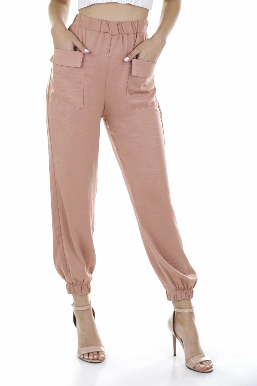 High-Waist Wide Leg Trouser - Image 1