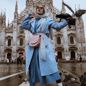 Adire Indigo Wrap Dress