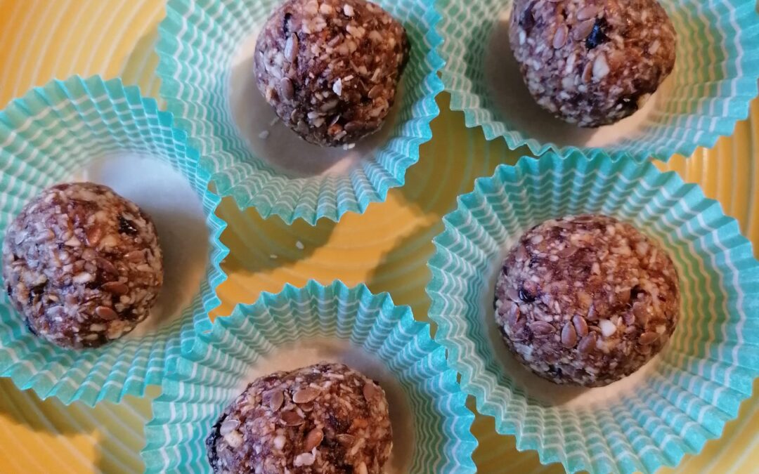 Palline proteiche di Quinoa al cioccolato
